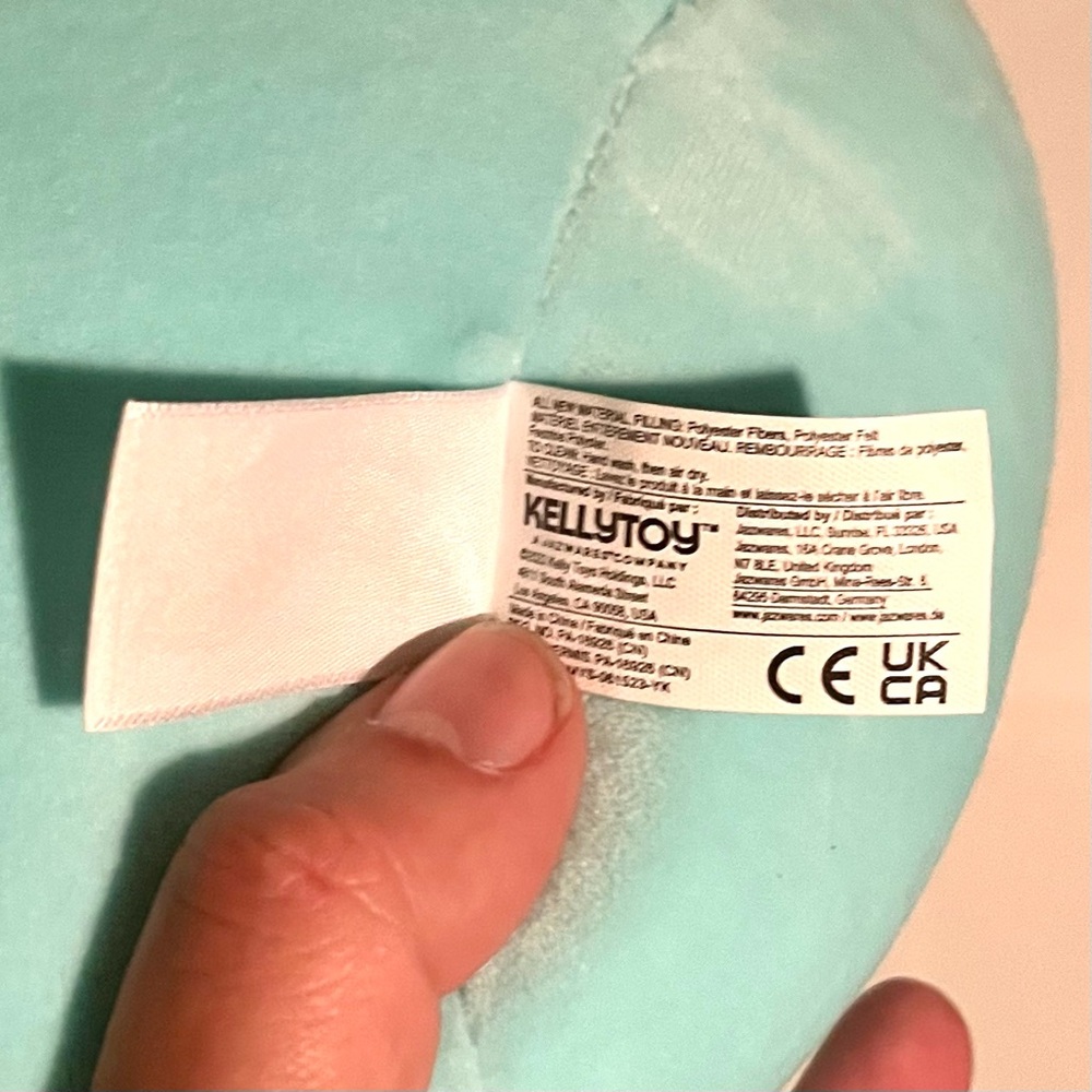 NWT Squishmallows Dabney Fox Plush Stuffed Animal Turquoise Toy 8” - Picture 9 of 13